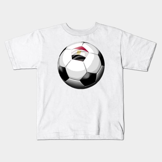 Egypt Soccer Kids T-Shirt by asaiphoto